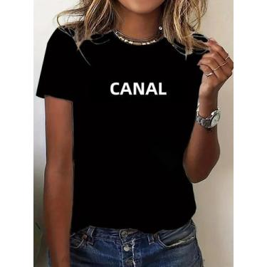 Imagem de Camiseta Feminina Casual Elegante - Lavável na Máquina - Gola Redonda,