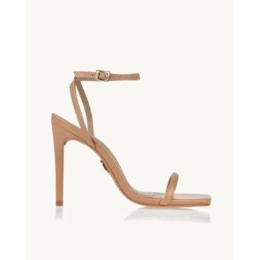 Imagem de Sandália Uza Salto Alto Milano Nude 38-Feminino