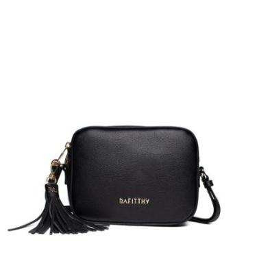 Imagem de Bolsa Feminina Rafitthy Transversal Pequena Monograma Marrom-Feminino