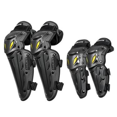 Imagem de Conjunto De Protetores De Joelho E Cotovelo Para Motocicleta Ventilado