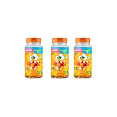 Imagem de Kit 3 Bioviton Gummy Vitamina C Kids Unilife 3x30 Gomas Sabor Laranja-Unissex