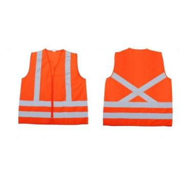 Imagem de Colete Para Sinalização, Tamanho G, sem Bolso, Refletivo, Laranja, Tip
