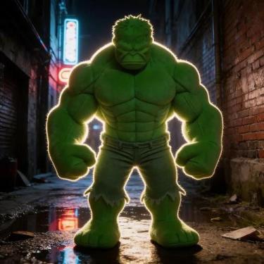 Imagem de Boneco Personagem Hulk - Supremo