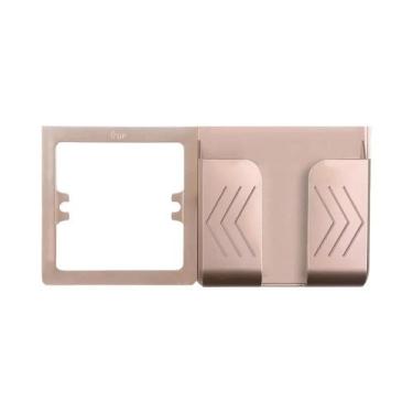 Imagem de Tomada De Parede De Acrílico Preto Com Espelho E Cristal, Carregamento