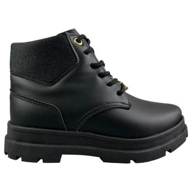 Imagem de Bota Coturno Infantil Menina Kidy Style Original Detalhes em Brilho Conforto-Feminino