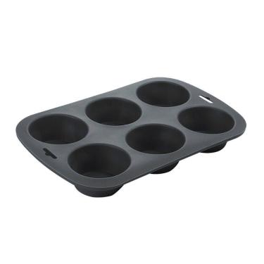 Imagem de Forma De Silicone Para 6 Cupcakes Retangular 24x16cm