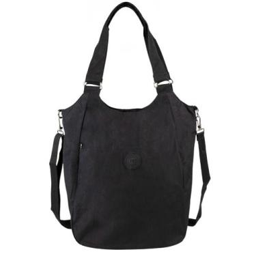 Imagem de Bolsa Sacola Lisa Pelucia Espaçosa Alça Transversal Reforçada Dia Dia 