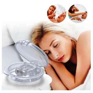 Imagem de Solução Eficaz Contra o Ronco Clipe Magnético Nasal Design Discreto e 