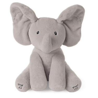 Imagem de Brinquedo de pelúcia Baby Flappy Elephant com jogo de canto e peek-a-b