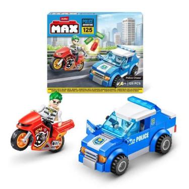 Imagem de Blocos de Montar Max Police Adventure 125 Peças - Candide