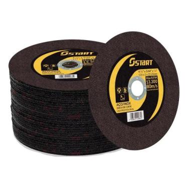 Imagem de Disco De Corte Fino Inox 4.1/2 X 1,0 Esmerilhadeira 100 Pçs - Congratu