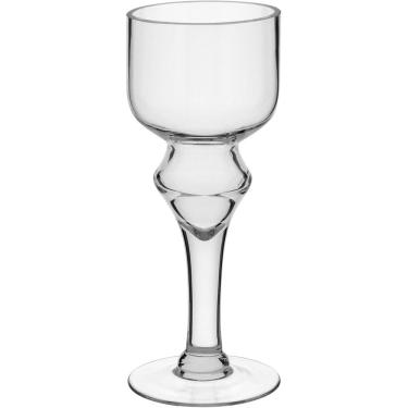 Imagem de VASO DECORATIVO ENFEITE PLANTA VIDRO 30x12x12cm