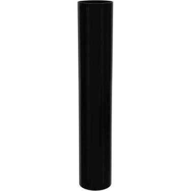 Imagem de VASO DECORATIVO ENFEITE PLANTA VIDRO 100x18x18cm PRETO