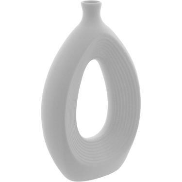 Imagem de VASO DECORATIVO ENFEITE PLANTA CERÂMICA 15x16x3cm BRANCO