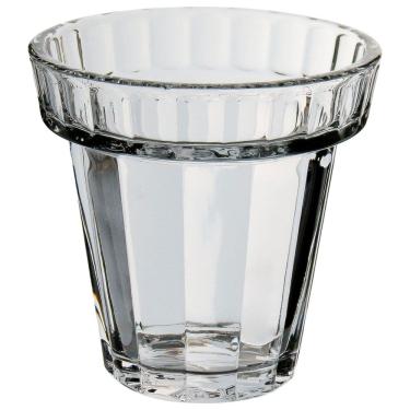 Imagem de VASO DECORATIVO ENFEITE PLANTA REDONDO VIDRO 16x16x16cm TRANSPARENTE