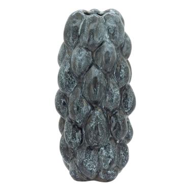 Imagem de VASO DECORATIVO ENFEITE PLANTA CERÂMICA 34x15x15cm CINZA