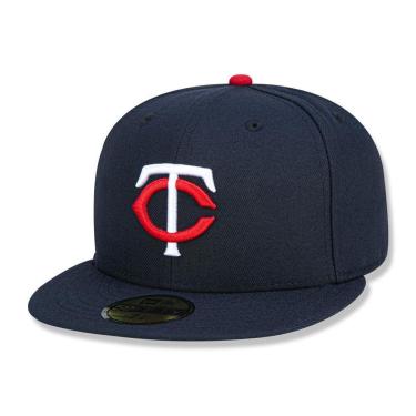 Imagem de Boné New Era MLB Minnesota Twins Game Cap Fechado Aba Reta 59FIFTY-Masculino