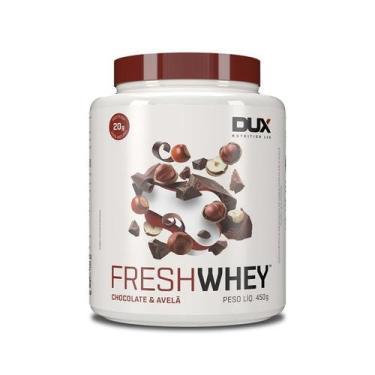 Imagem de Freshwhey Whey Protein Natural 450g Dux Nutrition, Chocolate e Avelã