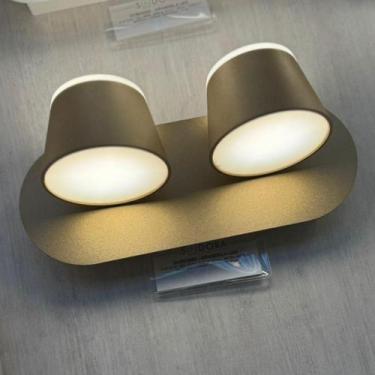 Imagem de Arandela Luminaria Dourada Elegante Decorativa Unica ou Dupla Bivolt M