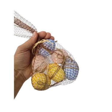 Imagem de OVOS DE PÁSCOA 6cm SACO 6 UNIDADES 6 UNID - TOK DA CASA