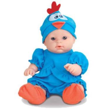 Imagem de Boneca galinha pintadinha mini baby roma brinquedos