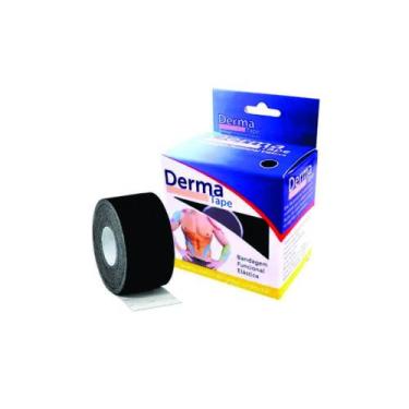 Imagem de Bandagem Funcional Elástica Derma Tape 5,0M X 5Cm Preta