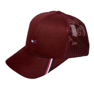 Imagem de Boné Country Original Masculino Riverton, Bordô, UNICO