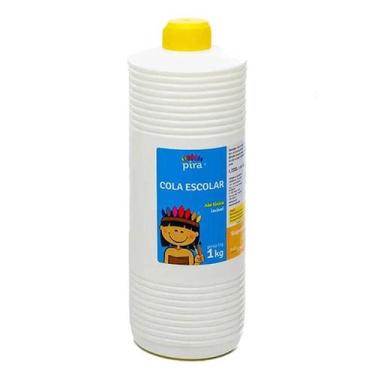 Imagem de Cola Líquida Branca Escolar 1kg - Pira - Tendtudo