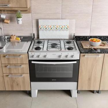 Imagem de Fogão 5 Bocas com Mesa Inox acendimento automático Milão Plus Atlas, B