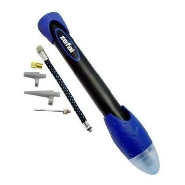 Imagem de Bomba de ar Zéfal Multi Sport preta e azul - Zefal