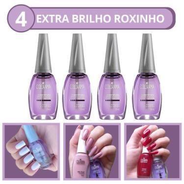 Imagem de Esmalte Extra Brilho Colorama Roxinho Intensificador de Cor Atacado Ma
