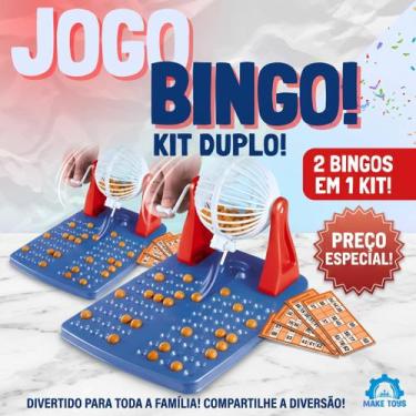 Imagem de Kit 2 JOGOS BINGO FAMILY CLUB C/48 CARTELAS - Globo