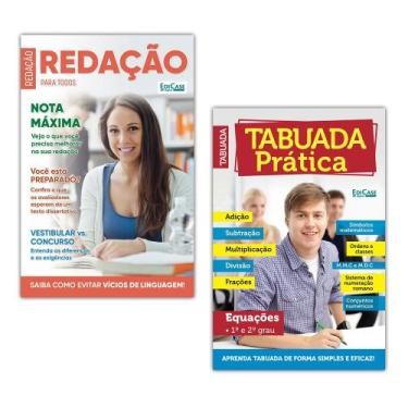Imagem de Kit Redação e Tabuada ed.01 - 72 págs. - EdiCase Publicações