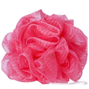 Imagem de Esponja Para Banho Em Nylon 30g Uso Diário Marco Boni, Rosa pink