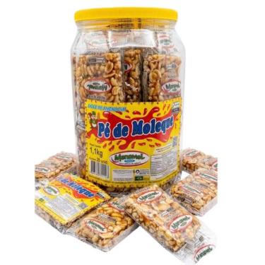 Imagem de Pé De Moleque Manamel Pote Oitavado 1,1kg - 20 Unidades