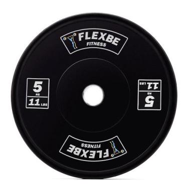 Imagem de Anilha Bumper Olímpica Cross Borracha Vulcanizada 5 kg - Flexbe Fitnes
