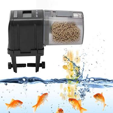 Imagem de Pangding Comedouro de PVC ZY-520FD para aquário alimentador de aquário de peixe, sob árvore cachoeira, alimentador automático para aquário com temporizador inteligente para animais de estimação para peixes Ta