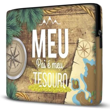 Imagem de Capa para Notebook Isoprene Meu Pai é um Tesouro 15 Polegadas Masculina-Masculino