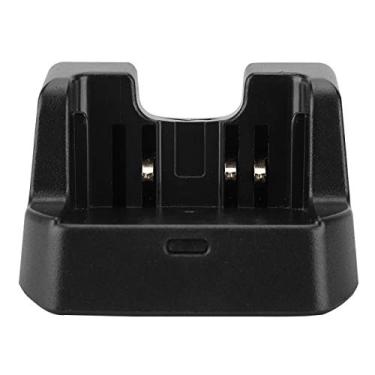 Imagem de Carregador de bateria walkie talkie, carregador de bateria walkie talkie de mesa dc 4.4 v carregamento rápido portátil seguro para comunicação