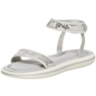 Imagem de UNIONBAY Sandália elétrica feminina, Prata, 9.5 M