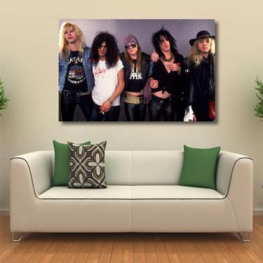 Imagem de Quadro Decorativo Banda Guns N Roses - Rock - Tela em Tecido