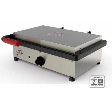 Imagem de Grill Sanduicheira Elétrica Progás Inox 220V PR-500EN