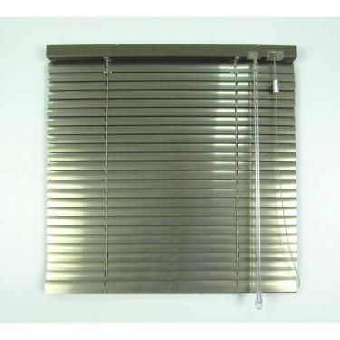 Imagem de Persiana Horizontal 25Mm Alumínio Crisdan Largura 1,90 X 2,30 Altura Charcoal