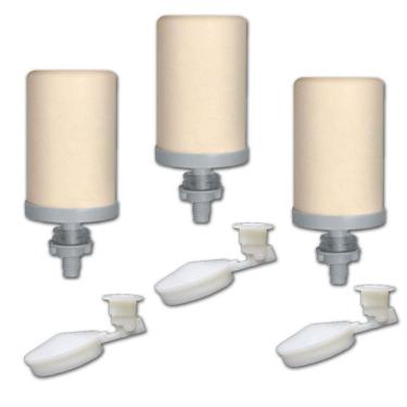 Imagem de 3 Velas Esterilizante Tripla Ação + 3 Boias Stefani para Filtros de Barro