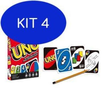 Imagem de Kit 4 Jogo de Cartas UNO - Copag