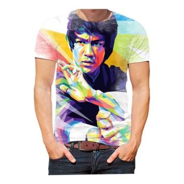 Imagem de Camisa Camiseta Bruce Lee Artes Marciais Filmes Luta Hd 07 - Estilo Kr
