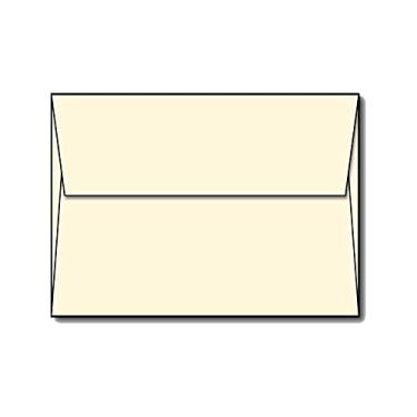 Imagem de Envelopes de aba quadrada Cream A7 (14 cm x 19 cm) - 50 envelopes - Envelopes de marca de materiais de impressão de mesa