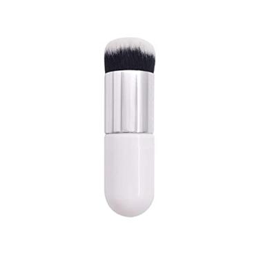 Imagem de Chubby Pier Foundation Brush Pincéis de creme de maquiagem planos Pincéis de maquiagem profissional BB Cream Ferramentas