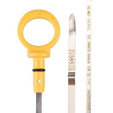 Imagem de Vareta de óleo de motor 04666139AA 917-320 compatível com Chrysler 2007-2010 Town & Country 2006-2008 Pacifica 3.3L 3.8L 2006-2010 Grand Caravan aço inoxidável