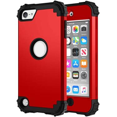 Imagem de Capa ultrafina projetada para iPhone iPod Touch 5 6 7, capa protetora três em TPU + PC de silicone ultra fina à prova de choque, proteção contra quedas de nível militar, proteção para telefone Cas